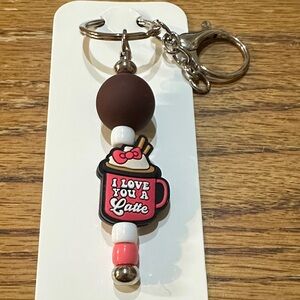 Brown and Pink Key Holder